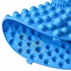 LEAN Round akupresūros pėdų masažo kilimėlis su smaigaliais mėlynas 33 cm