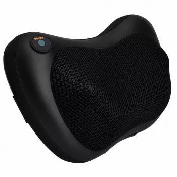 LEAN Shiatsu Massager Back Neck Massage Cushion with Heater Black