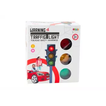 LEAN TOYS 20644 Šviesoforo žaislas su šviesos ir garso efektais