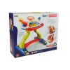 LEAN TOYS 3-in-1 interaktyvus vežimėlis kūdikiams su vairu, garsais, melodijomis ir gyvūnėliais