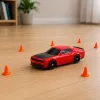 LEAN TOYS 31711 RC Drift Sports Car – 4WD, 2.4GHz, keičiamas kėbulas, raudonas, 1:43
