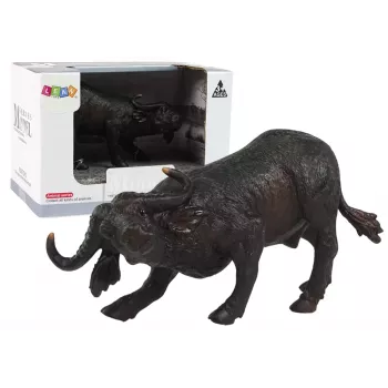 LEAN TOYS Afrikinio buivolo kolekcinė figūrėlė „Animals of the World“