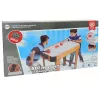 LEAN TOYS oro ritulio ir futbolo stalo žaidimas 2-in-1, su elektriniu pūstuvu, MDF, juoda