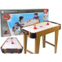 LEAN TOYS oro ritulio ir futbolo stalo žaidimas 2-in-1, su elektriniu pūstuvu, MDF, juoda
