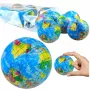 LEAN TOYS Anti-Stress Ball Kneading Globe Earth Exercise Ball 6cm