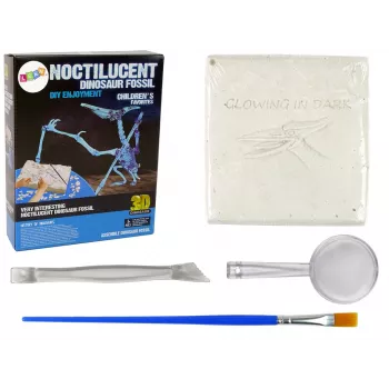 LEAN TOYS Archeologijos kasinėjimų rinkinys Dinozaurų skeletas Pteranodon 3D holograma