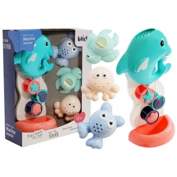 LEAN TOYS vonios žaislai Jūros gyvūnai