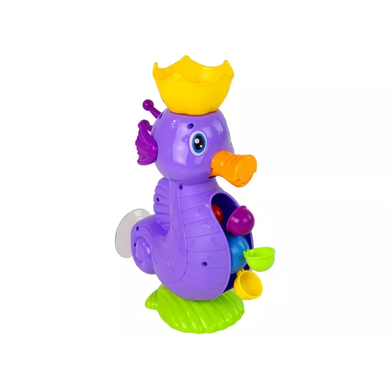 LEAN TOYS Maudymosi žaislas Jūrų arkliukas Vandens krioklio dušas