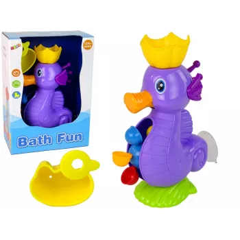 LEAN TOYS Maudymosi žaislas Jūrų arkliukas Vandens krioklio dušas