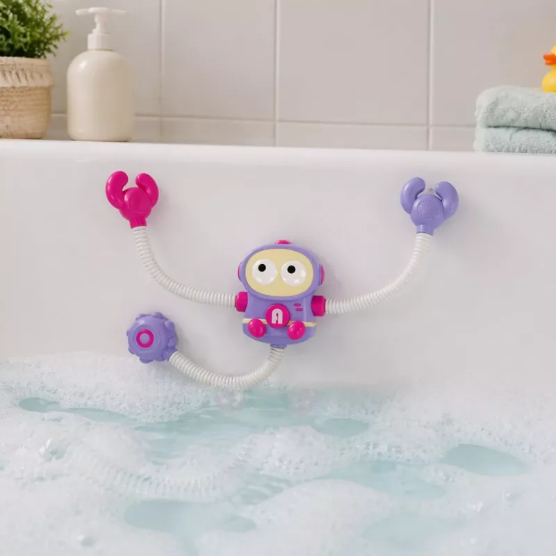 LEAN TOYS Vonios žaislas astronautas su vandens cirkuliacija ir siurbtukais