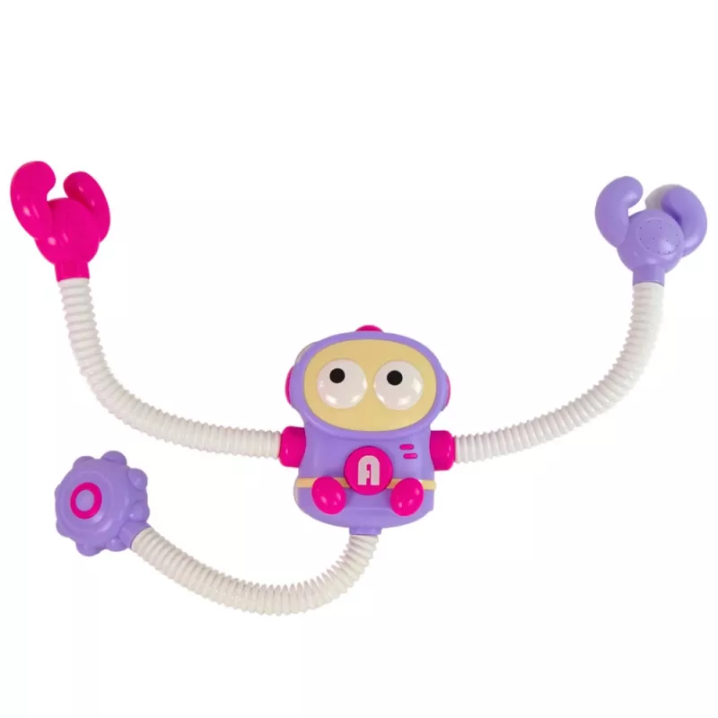 LEAN TOYS Vonios žaislas astronautas su vandens cirkuliacija ir siurbtukais