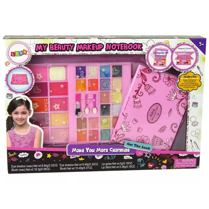 LEAN TOYS Beauty Palette makiažo rinkinys mergaitėms