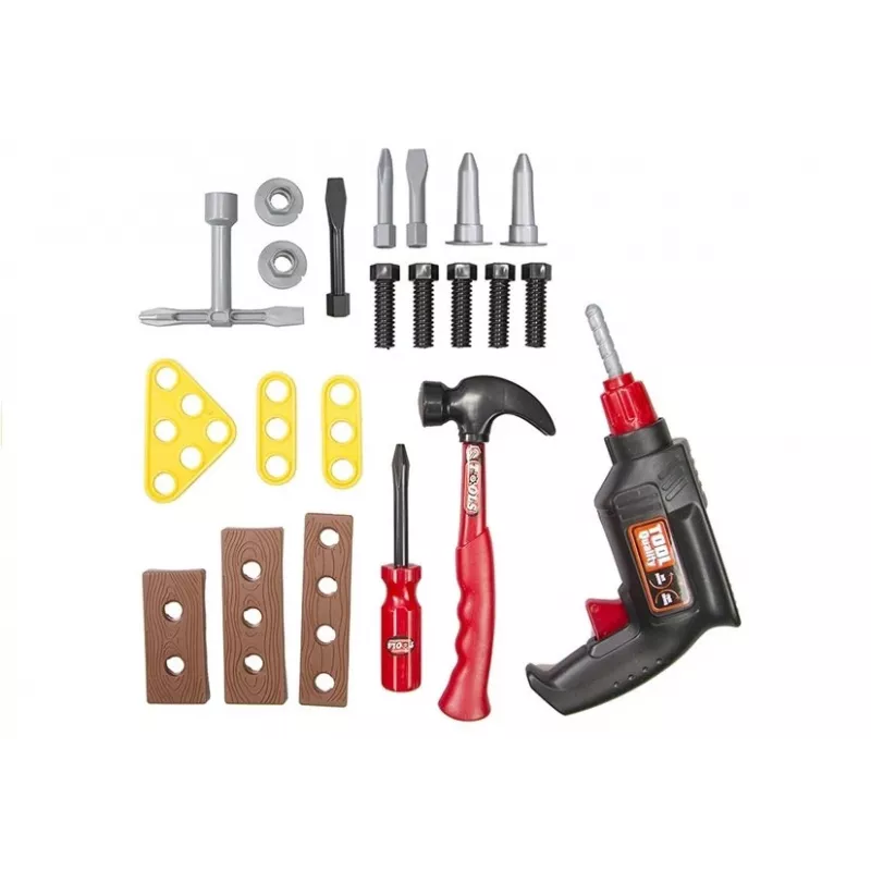 LEAN TOYS Big 22 PCS Tool Set Kit DIY Mechanic In A Suitcase Creative Construction Toy