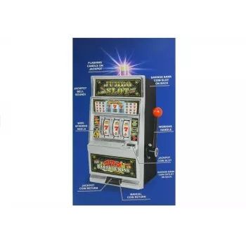 LEAN TOYS Big Slot Machine Casino su garsais pinigų taupyklė