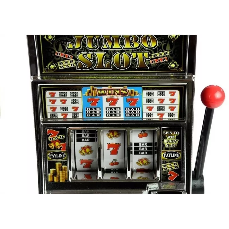 LEAN TOYS Big Slot Machine Casino su garsais pinigų taupyklė