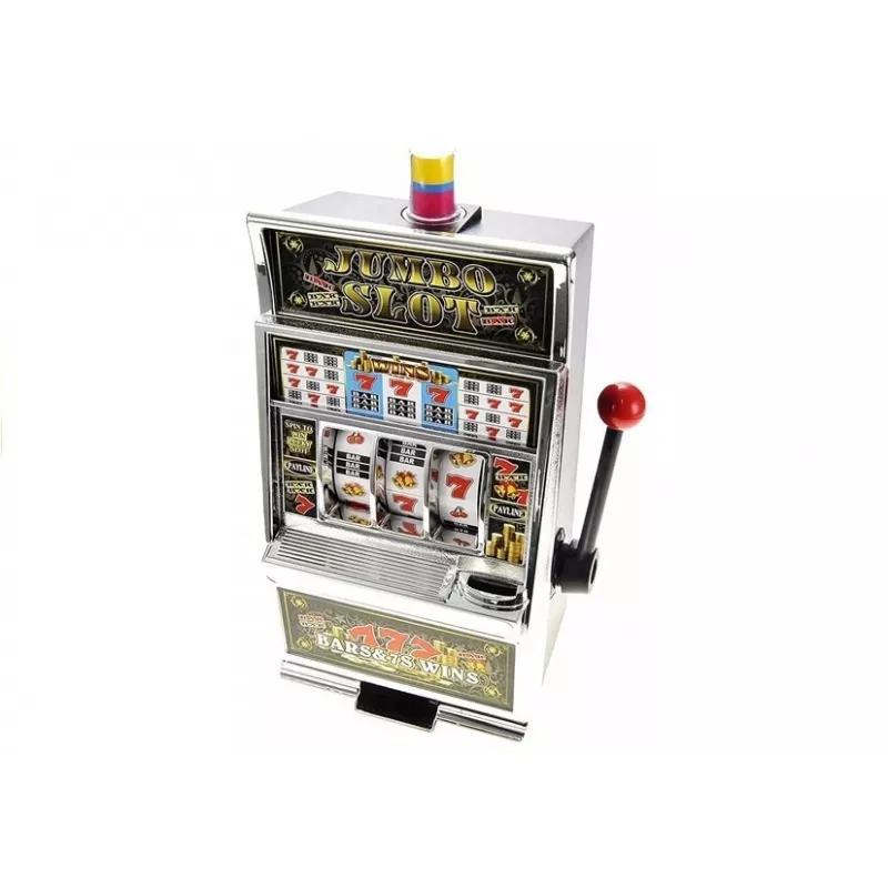 LEAN TOYS Big Slot Machine Casino su garsais pinigų taupyklė