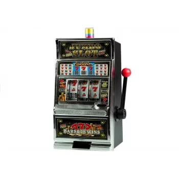 LEAN TOYS Big Slot Machine Casino su garsais pinigų taupyklė
