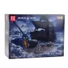 LEAN TOYS Black Pearl Piratų Laivo Konstruktorių Kaladėlių Rinkinys (5266 dalių)