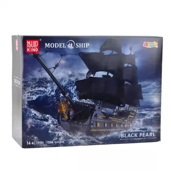 LEAN TOYS Black Pearl Piratų Laivo Konstruktorių Kaladėlių Rinkinys (5266 dalių)