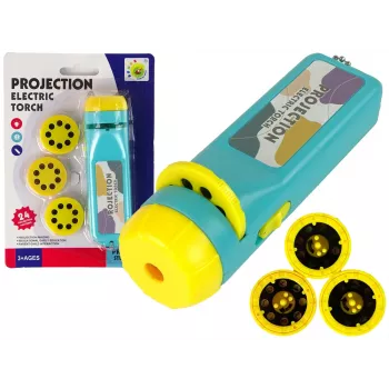 LEAN TOYS Blue Photo Projector 24 Images