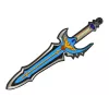 LEAN TOYS Blue Warrior Sword Shield Set iš EVA putų