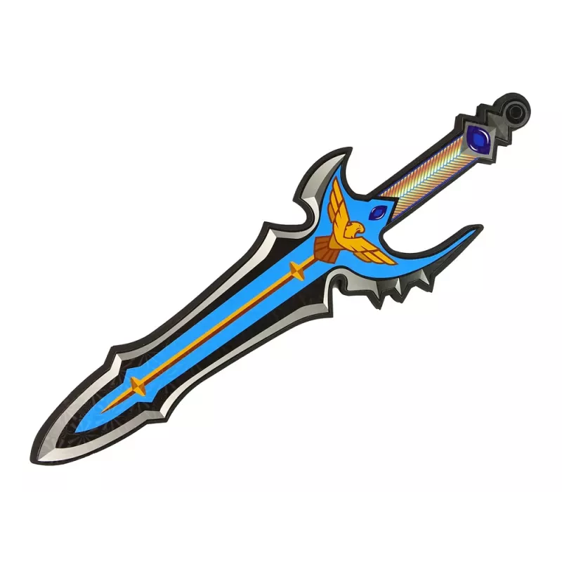 LEAN TOYS Blue Warrior Sword Shield Set iš EVA putų