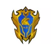 LEAN TOYS Blue Warrior Sword Shield Set iš EVA putų