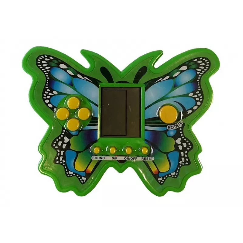 LEAN TOYS Brick Game Tetris Butterfly Green