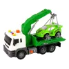 LEAN TOYS Automobilių vežėjas Pagalbos kelyje vilkikas 1:16 Žalias Garsas Šviesos