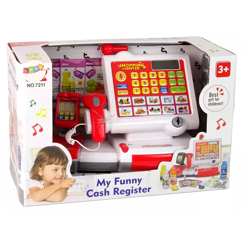 LEAN TOYS Kasos aparatas su jutikliniu ekranu