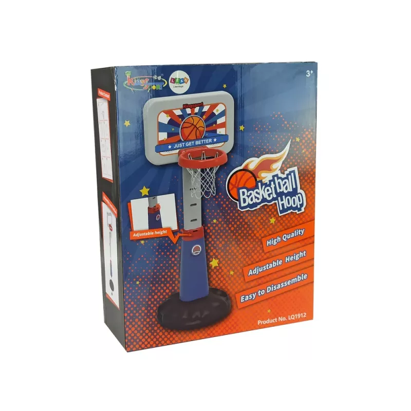 LEAN TOYS Vaikų krepšinio komplektas „Team Game“ 125 cm