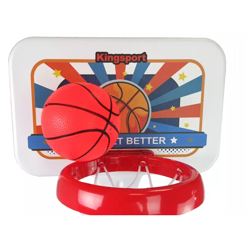LEAN TOYS Vaikų krepšinio komplektas „Team Game“ 125 cm