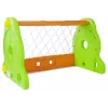 LEAN TOYS Vaikų futbolo vartai, žaliai oranžiniai