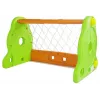 LEAN TOYS Vaikų futbolo vartai, žaliai oranžiniai