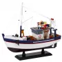 LEAN TOYS Kolekcinis dekoratyvinis žvejybinio laivo modelis 37x34 cm