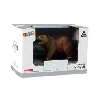 LEAN TOYS Kolekcinė figūrėlė Rudasis lokys „Animals of the World“