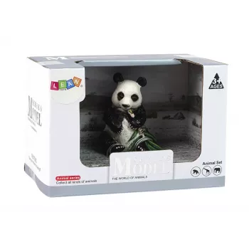 LEAN TOYS Kolekcinė figūrėlė Didžioji panda su bambuku
