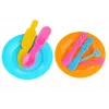 LEAN TOYS Color Clay DIY gimtadienio torto namelis - 24 spalvų oru džiūstančio modelino rinkinys su įrankiais, formomis ir aksesuarais vaikams nuo 6 metų