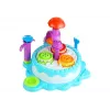 LEAN TOYS Color Clay DIY gimtadienio torto namelis - 24 spalvų oru džiūstančio modelino rinkinys su įrankiais, formomis ir aksesuarais vaikams nuo 6 metų