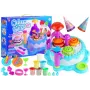 LEAN TOYS Color Clay DIY gimtadienio torto namelis - 24 spalvų oru džiūstančio modelino rinkinys su įrankiais, formomis ir aksesuarais vaikams nuo 6 metų