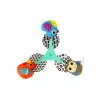 LEAN TOYS Colourful Birds Melody Carrousel – spalvingas paukštelių karuselinis mobilis lovytei ir vežimėliui