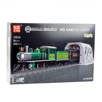 LEAN TOYS Konstrukciniai blokeliai su nuotolinio valdymo garvežiu RC Green 1212 dalių