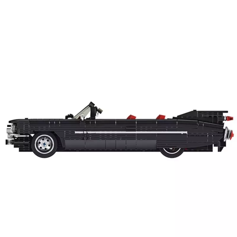 LEAN TOYS Construction Bricks Classic Car Cabrio Cadi-Elrado Black 1324 psl.