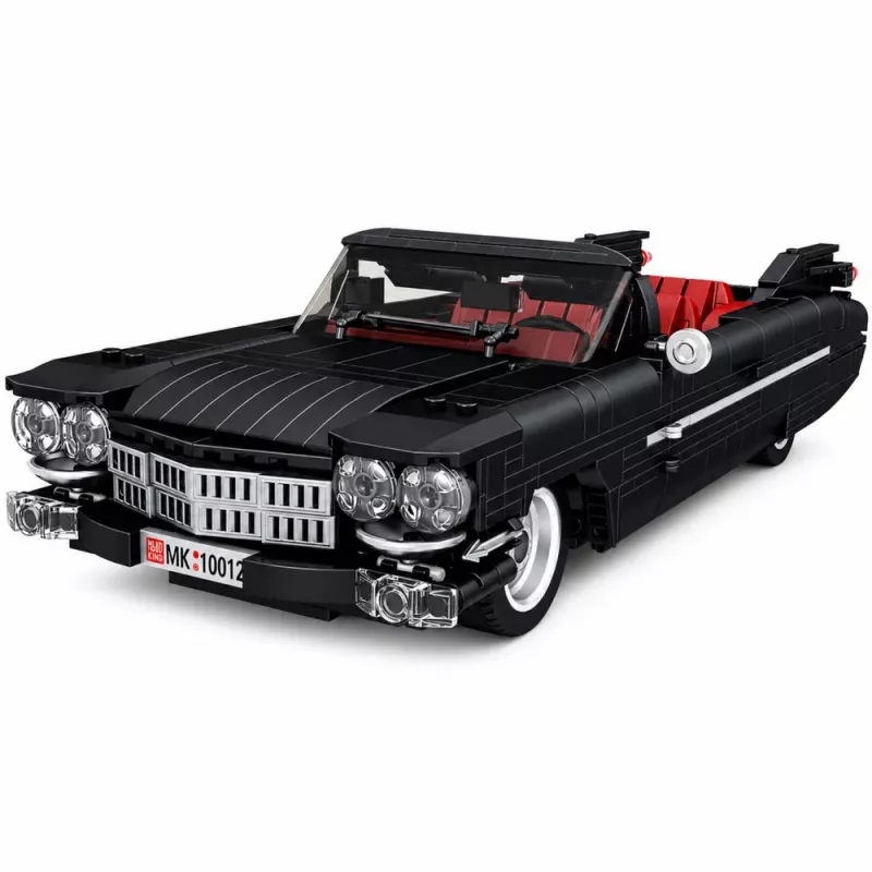 LEAN TOYS Construction Bricks Classic Car Cabrio Cadi-Elrado Black 1324 psl.
