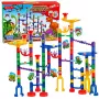 LEAN TOYS Konstruktorius „Dinozaurų kamuoliukų trasa su tuneliais“ – 192 dalys
