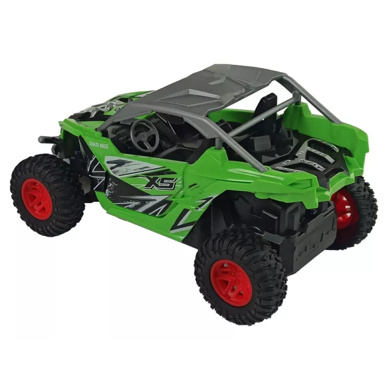 LEAN TOYS Cross Country Remote Controlled Terrain Car 27 MHz Green