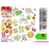 LEAN TOYS „Diamond Embroidery“ lipdukų rinkinys „Animals Garden Rainbow Mosaic“