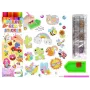 LEAN TOYS „Diamond Embroidery“ lipdukų rinkinys „Animals Garden Rainbow Mosaic“