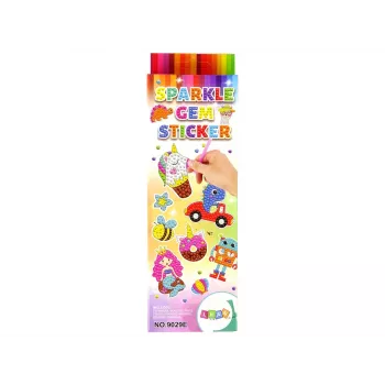 LEAN TOYS „Diamond Embroidery“ lipdukų rinkinys „Dinozaurų mozaika“