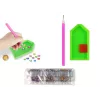 LEAN TOYS „Diamond Embroidery“ lipdukų rinkinys „Dinozaurų mozaika“